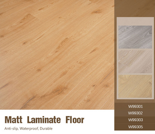 11mm v-groove matt surface ac4 waterproof hdf laminate flooring