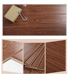 Best color AC4 waterproof 12MM HDF parquet laminate flooring